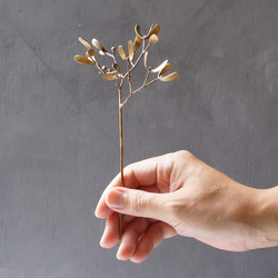 m*k様 アンティーク シャトレーン※用 真鍮製パース ヤドリギモチーフ JCP-241 金張り ヤドリギブローチ | 神楽坂ジェリクール -アンティーク