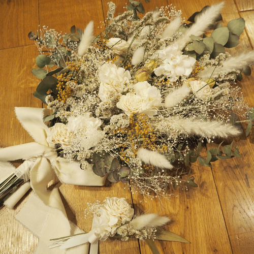 ウェディングブーケブートニアセット✿