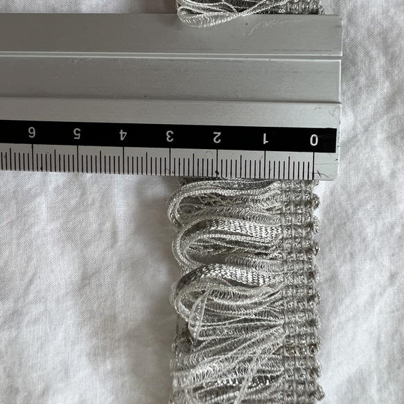【50厘米起】FC-0467蕾絲花邊緞帶流蘇邊蕾絲編織帶材質 第5張的照片