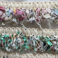 【50cm起】FC-0470 蕾絲蕾絲緞帶流蘇邊蕾絲編織材質緞帶 第3張的照片