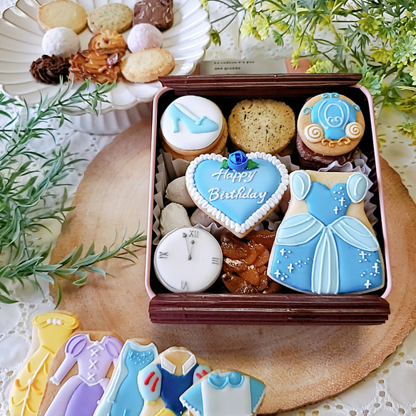 プリンセスクッキー缶(シンデレラ) クッキー CAN-tasticcookies