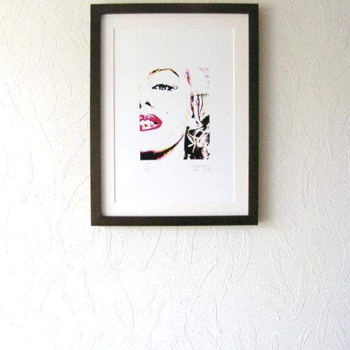 マリリン モンロー / デジタル絵画 23/04 a (15/30) 版画 島田 豊実