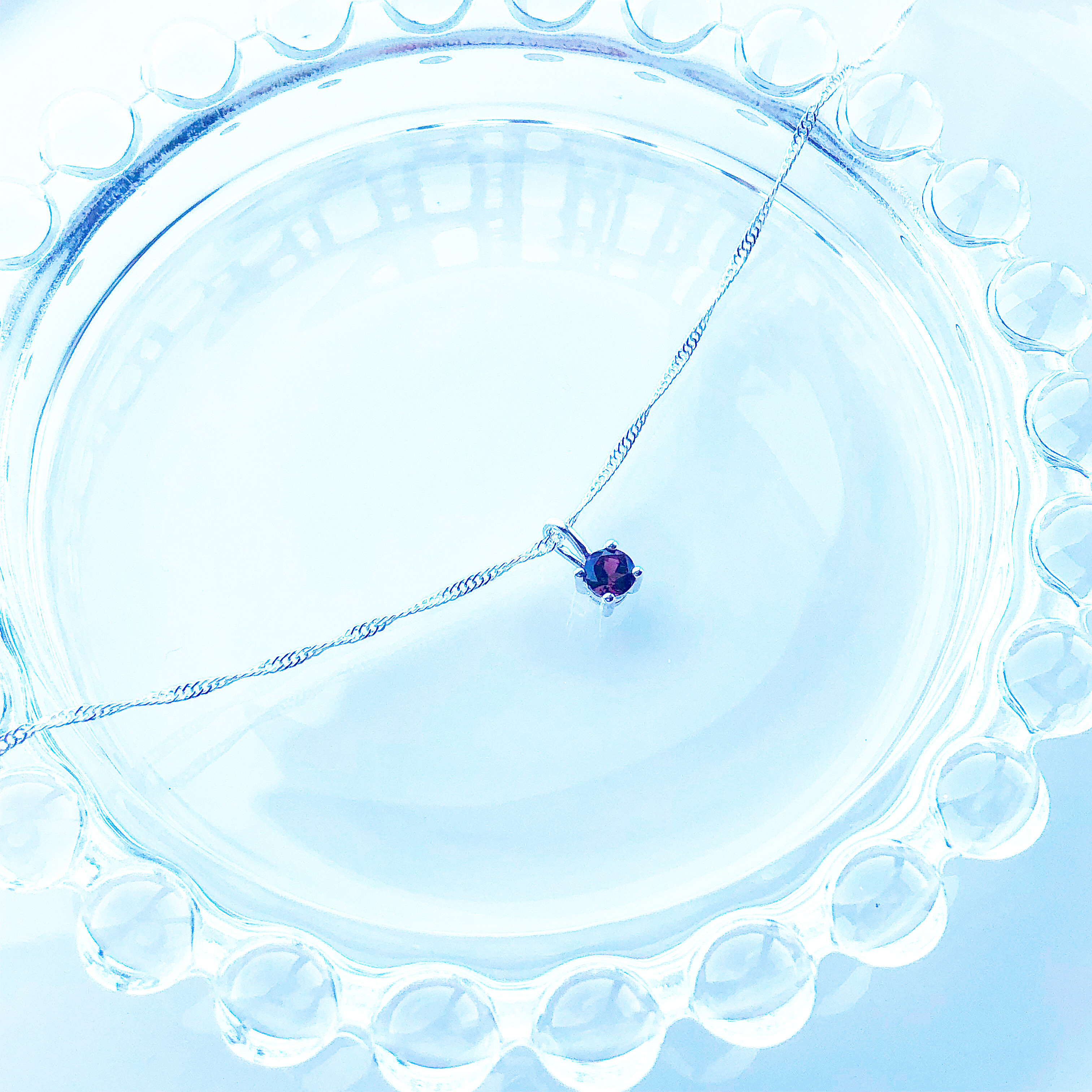 silver925 ピンクトルマリン〜ルベライト☆彡プチネックレス【天然石ssサイズ】