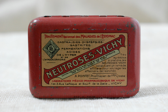 フランス缶 Vichy缶 ヴィシー缶 薬缶 9枚目の画像