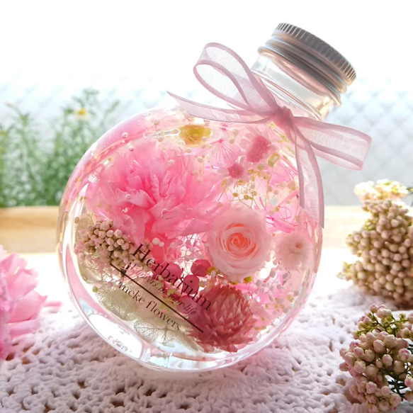 カーネーションローズハーバリウム