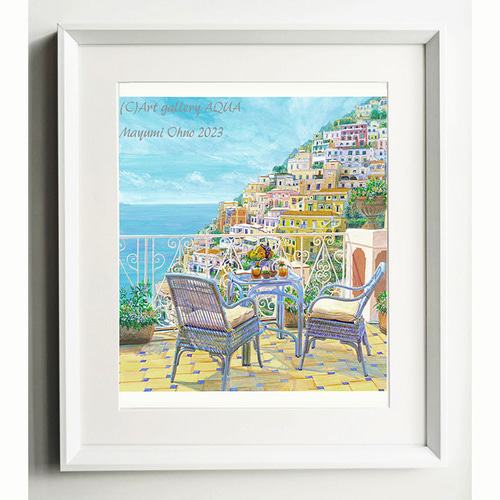 風景画 ミラノ都市風景　アクリル画 c4c0494c466d115f070ea699337bc6