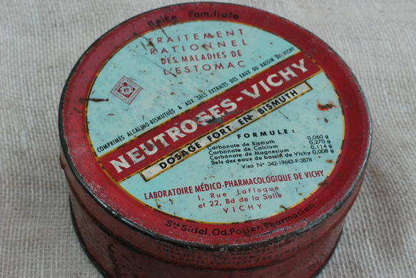 フランス缶 Vichy缶 ヴィシー缶 薬缶 4枚目の画像