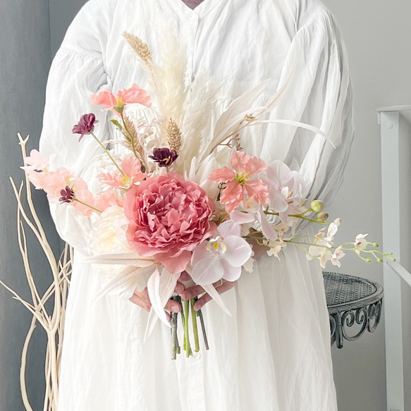 アーティシャルフラワーブーケ WM 1104 ウェディング 結婚式 前