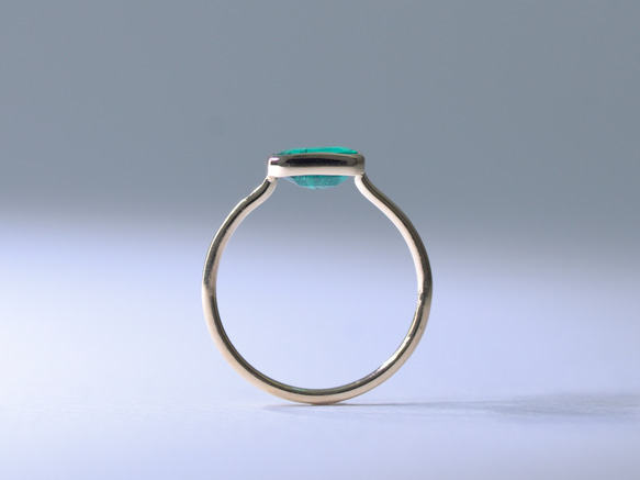 Emerald K10YG Ring 【Ponte/ポンテ】 4枚目の画像