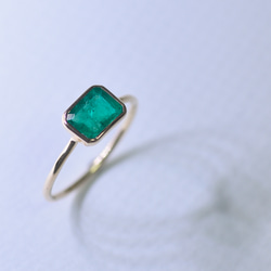 Emerald K10YG Ring 【Ponte/ポンテ】 5枚目の画像