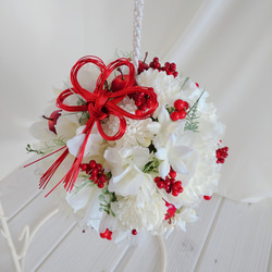 和装、洋装用ブーケ　⭐︎ブートニア付き ウェディングブーケ Wedding Bouquet カラー 胡蝶蘭 純白 和装