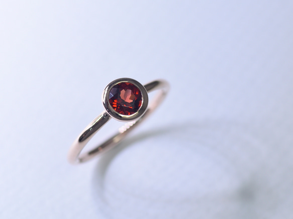 Garnet_0.62ct K18PG Ring 【Ponte/ポンテ】 5枚目の画像