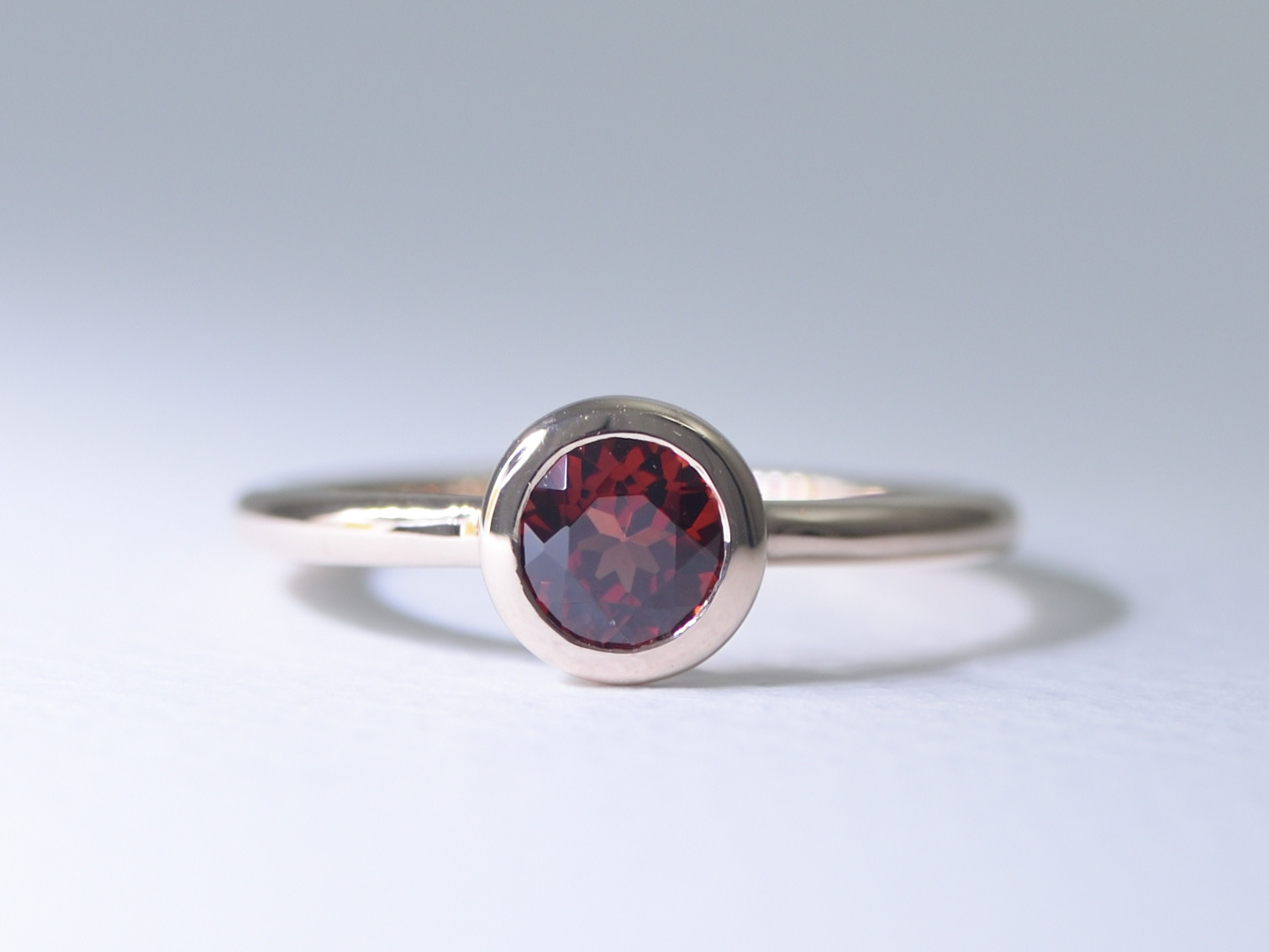 Garnet_0.62ct K18PG Ring 【Ponte/ポンテ】H13822