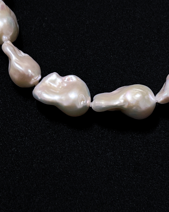 【ラスト】Big baroque pearl necklace / ビッグバロックパールネックレス 3枚目の画像