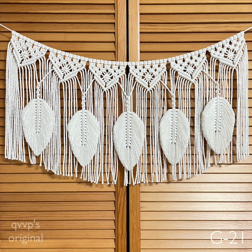 マクラメ　ガーランド　のれん 不器用でもできる！マクラメガーランド - YouTube