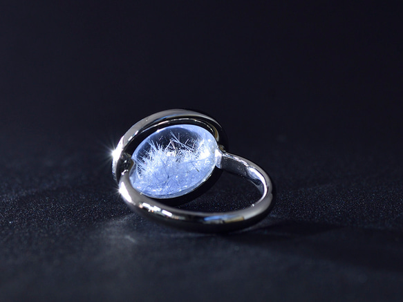 Dumortierite in Quartz_8.85ct Pt950 Ring【apartamento/アパトメント】 2枚目の画像