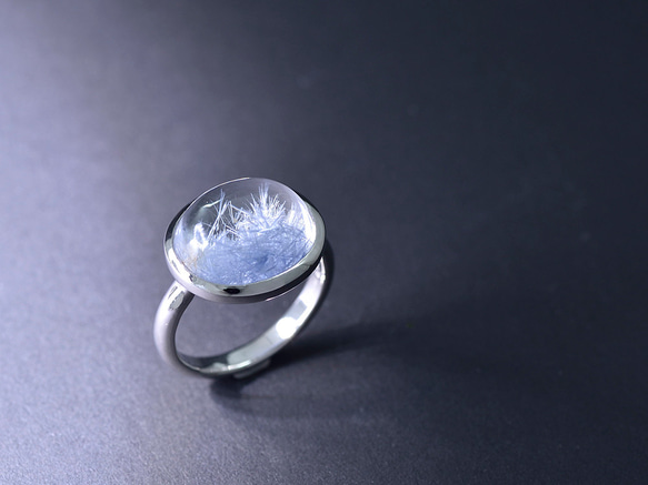 Dumortierite in Quartz_8.85ct Pt950 Ring【apartamento/アパトメント】 6枚目の画像