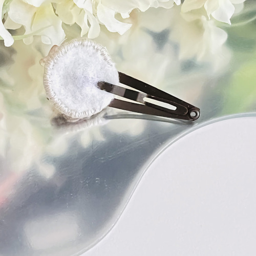 ふんわり❁ぱっちんピン留め