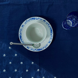 伝統工芸／絞り本藍染ランチョンマット／マルチマット／35✖️45 一枚の価格 5枚目の画像