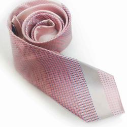 ピンクドットの爽やかネクタイFresh Pink Dot tie 1枚目の画像