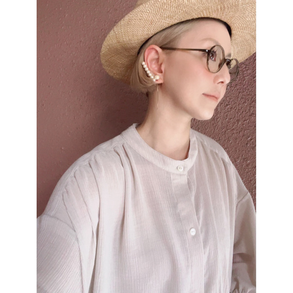 RATA❤️選擇你的長度❣️寬鬆大款長襯衫❤️柔軟面料，優雅時尚的顏色❤️柔軟蓬鬆的摩卡色 第9張的照片