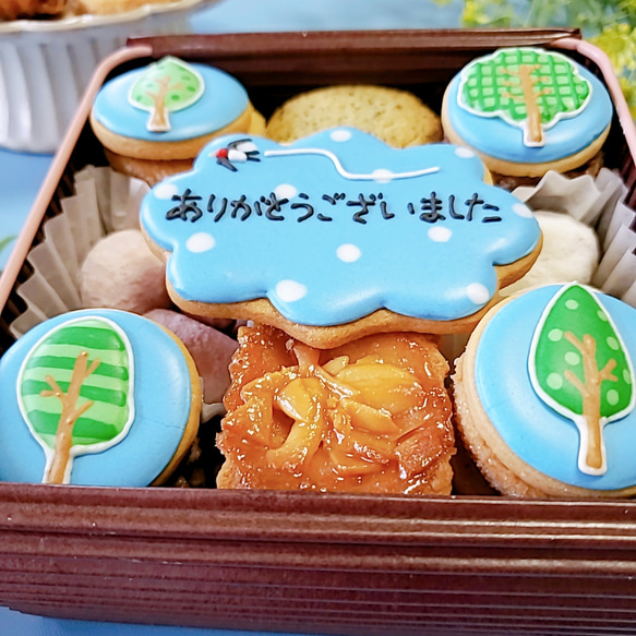 【晴れやかブルー2023】初夏のクッキー缶 3枚目の画像