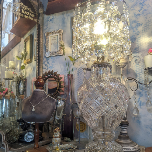 エレガントなランプ クリスタルガラス シャンデリア アンティーク