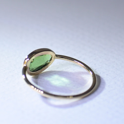 GreenGarnet（Tsavorite)_0.60ct K18YG Ring 【Ramo petalo/ラモペタロ】 5枚目の画像