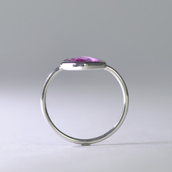 PinkSapphire_1.24ct pt950 Ring 【Ramo petalo/ラモペタロ】 6枚目の画像