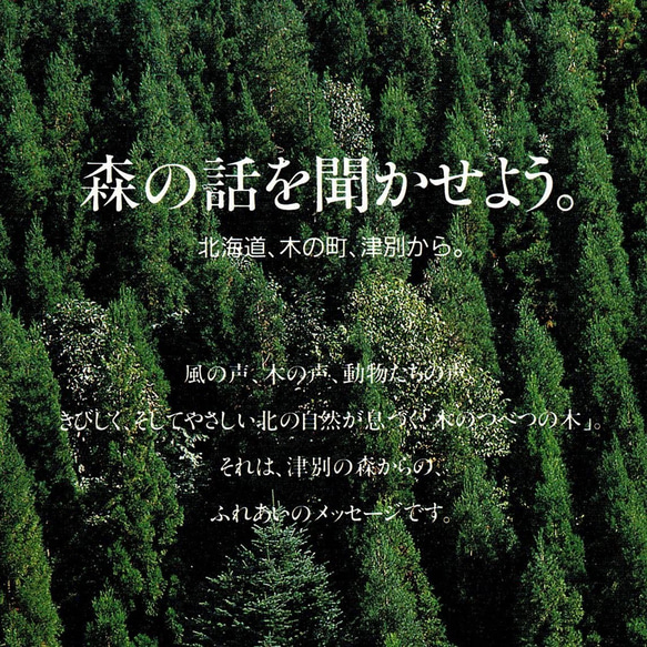 イチイ材使用！　北海道産木製「はしおき3個Set」木のつべつの木 3枚目の画像