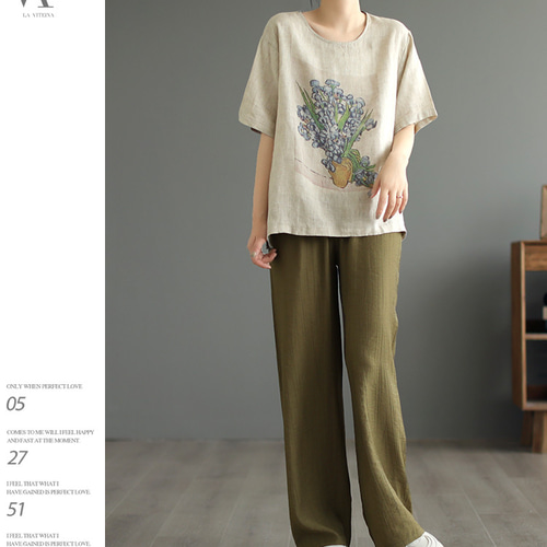 麻 シャツ リネン シャツ リネン オーバーサイズ 半袖 tシャツ