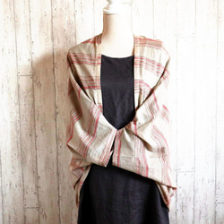 [適用於 M 至 5L] 時尚方便的條紋短上衣套裝❣ 3way 短上衣和吊帶背心裙套裝 Made in Japan 第5張的照片