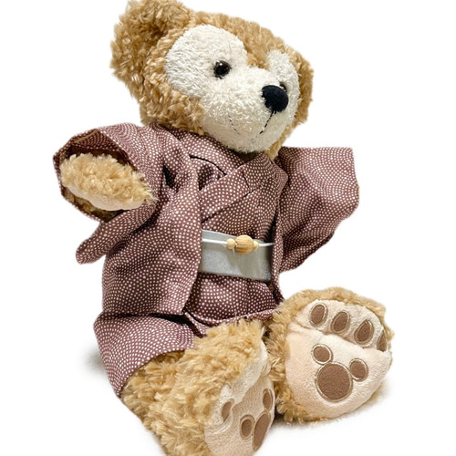 着物テディベア ☆ ダッフィー Sサイズ 43cm 着物+羽織+帯 ☆ テディベアのお洋服 ☆5
