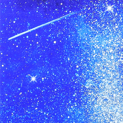 A4アートプリント『オルカ親子』高光沢紙/海/宇宙/流れ星/額無し/動物 5枚目の画像