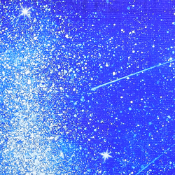 A4アートプリント『オルカ親子』高光沢紙/海/宇宙/流れ星/額無し/動物 6枚目の画像