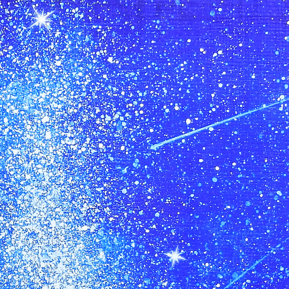 A4アートプリント『オルカ親子』高光沢紙/海/宇宙/流れ星/額無し/動物 6枚目の画像
