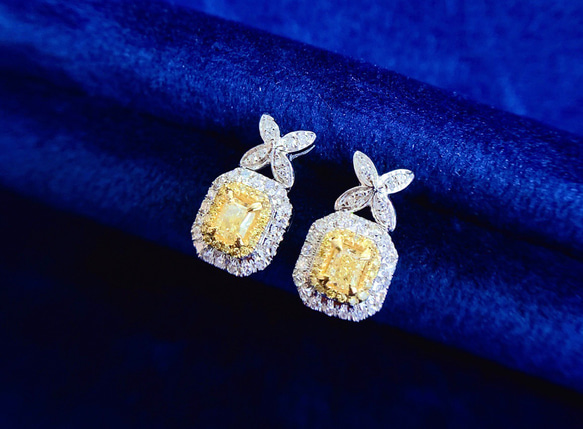 k18天然ダイヤモンドピアス 計0.4ct（0.2×2）
