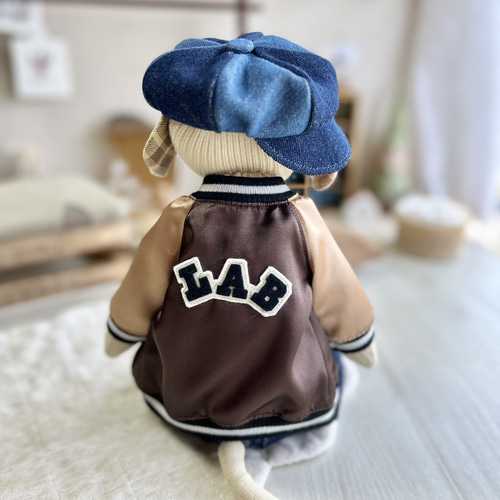 チルぬい オーバーオール  ジャンパー　靴 ∞ちびぬい］オーバーオール／type①(メンカラ5色) ぬいぐるみ