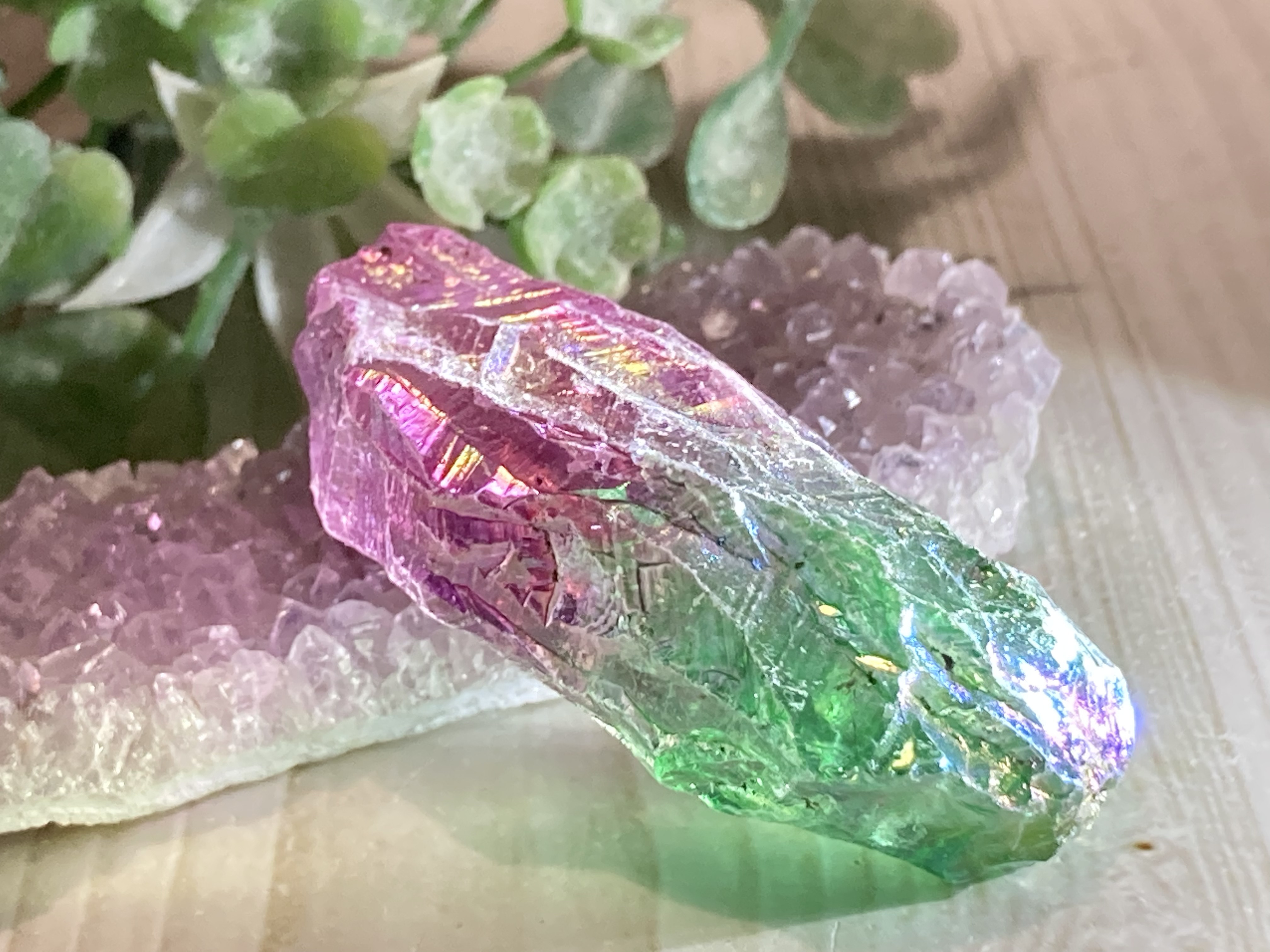 セール品セール品キャンドルクォーツ✨ オーラ 水晶 ラフストーン 原石