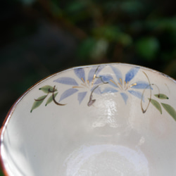 ご飯茶碗　鉄線　陶器　京焼・清水焼　（サイズが選べます）　 2枚目の画像