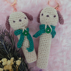 【送料無料】わんちゃん　リップケース バックチャーム 1枚目の画像