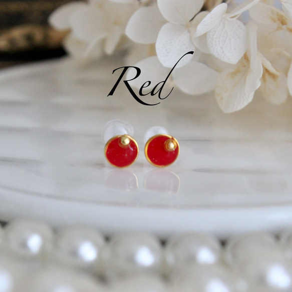 人気No.1☆職場OK5mm♡送料無料♡ミニゴールドピアス/イヤリング　ステンレス　樹脂ピアス　 9枚目の画像