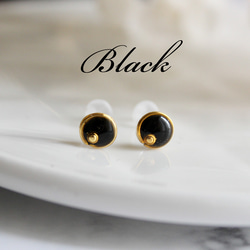 人気No.1☆職場OK5mm♡送料無料♡ミニゴールドピアス/イヤリング　ステンレス　樹脂ピアス　 10枚目の画像