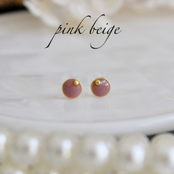 人気No.1☆職場OK5mm♡送料無料♡ミニゴールドピアス/イヤリング　ステンレス　樹脂ピアス　 2枚目の画像