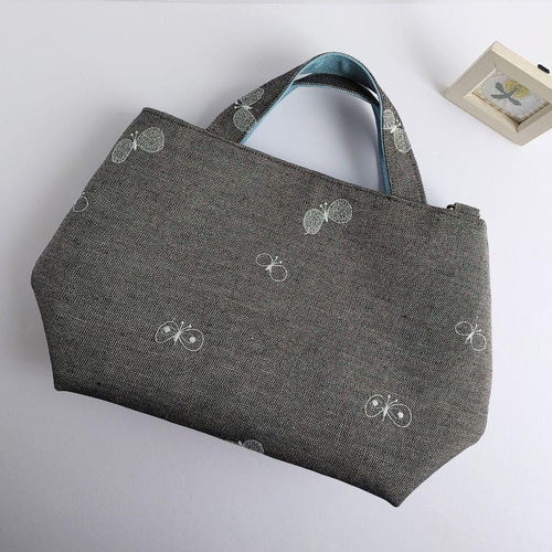 ハンドメイド トートバッグ ミナペルホネン choucho noppara 限定⚮̈