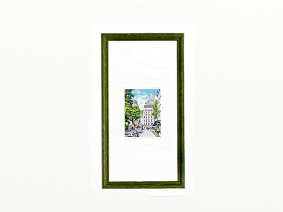 ポストカード ヨーロッパ風景画（組み合わせ自由4枚セット1.000円）No.229   パリ　アンヴェール広場 5枚目の画像