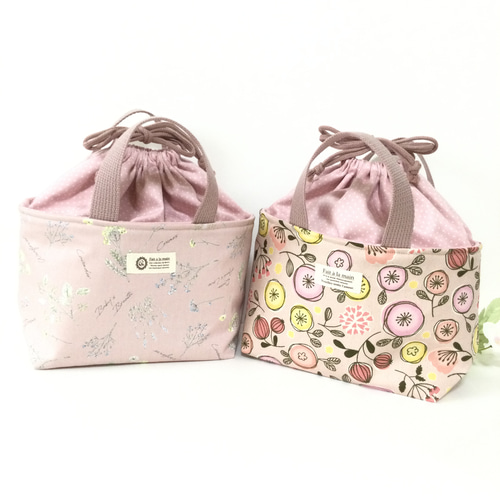 ♪new♪ ♡洗える！保冷保温・ランチバッグ♡～北欧フラワー