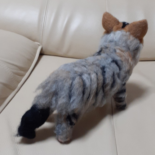 リアル 羊毛サイベリアン猫 羊毛フェルト Kingこうた 通販 15766165