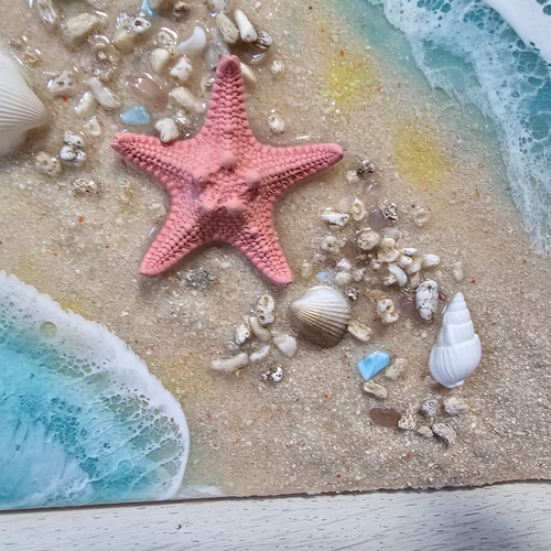海を感じるインテリア 海 レジン オーシャンアートミニパネル