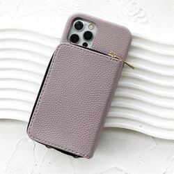 〈5色から選べます♪〉iPhone15Pro ストラップ付き 財布機能付き スマホケース ショルダーストラップ 4枚目の画像